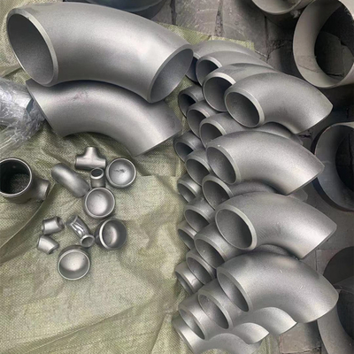 ঠান্ডা এবং গরম ডুব গ্যালভানাইজড পাইপ ফিটিং Asme B16.9 Wp316l 45 90 180 ডিগ্রী কনুই