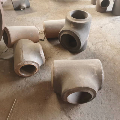 পাইপলাইন সলিউশন Butt ওয়েল্ড Reducing Tee Pipe Fitting Din En 10253 তেল অ্যাপ্লিকেশন জন্য
