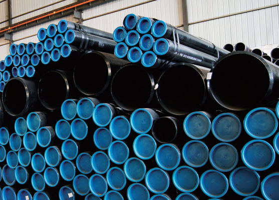 দৈর্ঘ্য 6m এবং 12m Astm বিজোড় পাইপ API5l A106 A53 Gr.B Dia 21.3MM থেকে 762MM