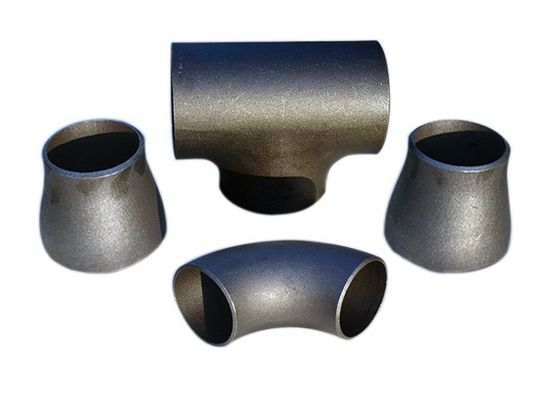 S235JR ST37-2 কনুই পাইপ ফিটিং DIN EN 10253 Tee Reducer Cap