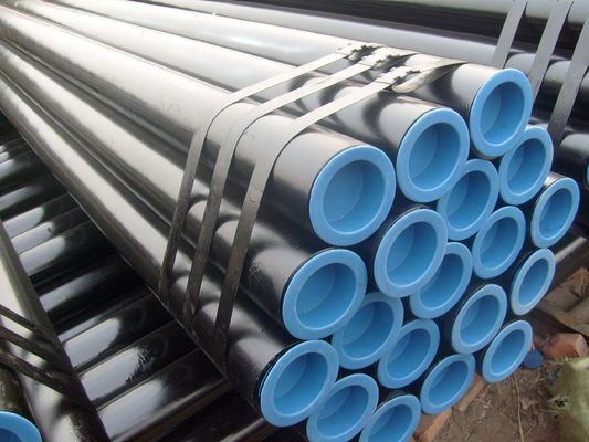 দৈর্ঘ্য 6m এবং 12m Astm বিজোড় পাইপ API5l A106 A53 Gr.B Dia 21.3MM থেকে 762MM