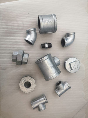 উচ্চ চাপ জাল ফিটিং ASME B16.11 কনুই ক্যাপ টি স্তনবৃন্ত মলনযোগ্য আয়রন ফিটিং