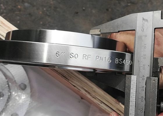 ইস্পাত Wnrf Pn25 Ss316 গ্যালভানাইজড পাইপ ফ্ল্যাঞ্জ হলুদ পেইন্টিং Bs4504 স্ট্যান্ডার্ড