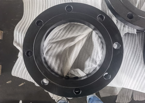 Dn200 Asme / Astm A105 স্টেইনলেস স্টীল 304l ফ্ল্যাঞ্জেস ব্ল্যাক পেইন্ট